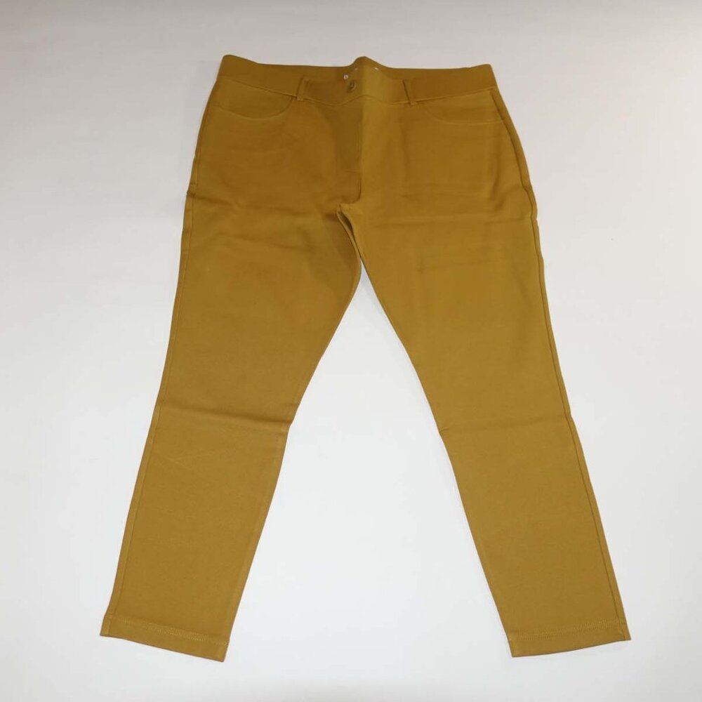 Betabrand Women's 7 Pocket Skinny Dress Yoga Pants 2XL Petite NWT Cedar Glow XXL